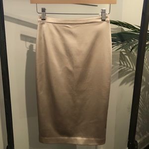 Marciano satin pencil skirt
